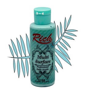 Rich Multi Surface Her Yüzey İçin Akrilik Boya 120 cc. 2188 GÖKYÜZÜ 