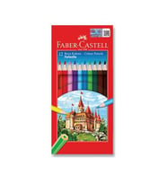 Faber Castell Tam Boy Boya Kalemi 12 Renk Karton Kutu 116312