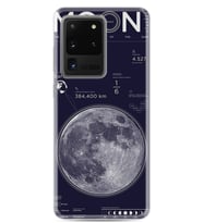 Samsung Galaxy S20 Ultra Kılıf Desenli Silikon Güzel Kılıf Moon Info 1424