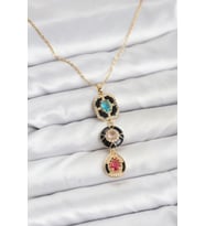 316L Çelik Vintage Model Kadın Kolye - TJ-BKO10815