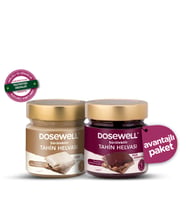 Dosewell Sade & Aronyalı Sürülebilir Tahin Helvası 2’li Set  Glukoz Şurubu İçermez