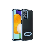 Samsung Galaxy A13 4G Uyumlu Kılıf Kamera Korumalı Logo Gösteren Zore Omega Kapak