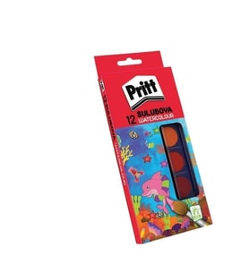 PRİT 12 RENK SULU BOYA