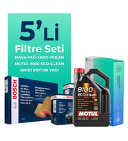 Bosch Ford EcoSport 1.5 Dizel Filtre Bakım Seti Motul Motor Yağlı (2018-2022) 5 Li