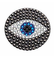 Araba leptop Duvar İçin Nazar Sticker  etiket 16Cm ve 6CM 2 Adet md4