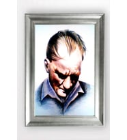 Gümüş Çerçeveli Atatürk Tablo cv1284
