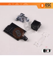 BMW 3 E36 E46 7 E38 için 4 Parça Sunroof Sürgülü Tavan Kılavuz Rayı Kaldırma Kolu Tamir Seti Sol