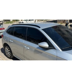Skoda Scala 2019 Sonrası Tavan Çıtası Parlak Siyah