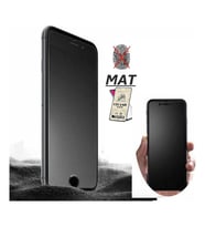 Iphone 8 Mat Ekran Seramik Tam Kaplayan Kırılmaz Cam Nano Ekran Koruyucu Siyah