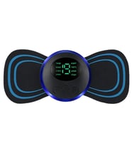 8 Modlu Mini Şarjlı LCD Ekran Ems Boyun Omuz Kol Sırt Elektrikli Masaj Bantı Kas Stimülatörü