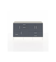 Arges Konsol 4 Raflı 5 Çekmeceli 4 Kapaklı 176x30x99 Aytaşı-Antrasit