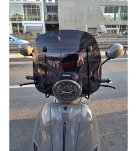 MOTOCAM Yuki Bellini S 125 Ön Cam 2024-2026 Model 41cm Siyah Renkli 4mm APARATSIZ