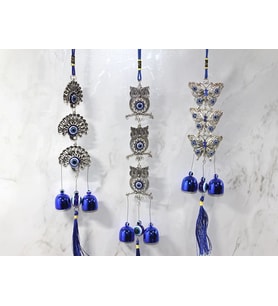 Northcity Metal Nazar Boncuğu Çan Alk3502 - 62 Cm Kapı Çanı