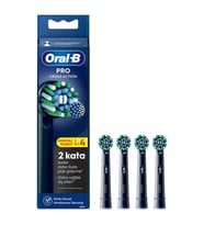 Oral-B Pro Cross Action X-Filament Siyah Şarjlı Diş Fırçası Yedek Başlığı 4 Adet