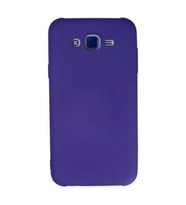 Samsung Galaxy J7 Kılıf Nano içi Kadife Silikon - Mor