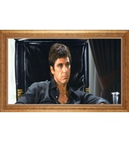 ALTIN ÇERÇEVELİ PASPARTULU TABLO CR55