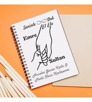 Anneler Günü Tasarımlı Defter Kişiye Özel