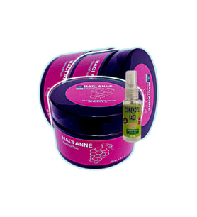 Hacı Anne 3 Adet 200 ml Hemoroid / Basur Kremi + 30 ml AgriÇörek Otu Yağı