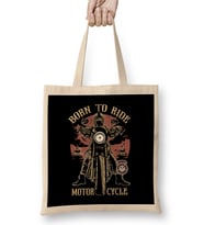 Born To Ride Motorcycles Bez Çanta Uzun Saplı