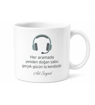 Çağrı Merkezi Temsilcisi Sabır Kupa Kulaklık Müşteri Şikayeti Hediye Bardak