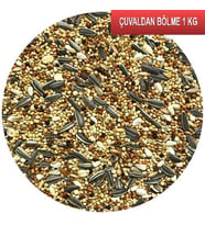 Fizzy Paraket Küçük Papağan Kuş Yemi 1 kg Çuvaldan Bölme