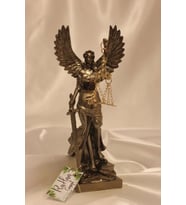 Avukat Adalet Kadın Heykeli Themis Terazi Kanatlı Büyük (Gold)