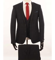 Jan Carlucci Slimfit Yelekli Drop 6 Takım (Lacivert)