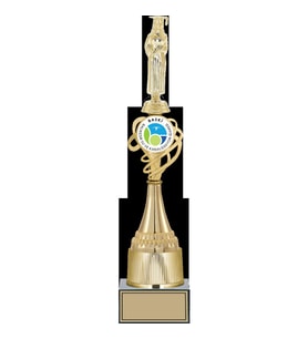 ODAK KUPA - Figürlü Kupalar - Mezuniyet Kadın Figürlü Kupalar FG-036 A - 43 cm