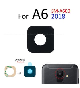 Samsung Galaxy A6 A600 Arka Kamera Camı Lens Yapışkanlı