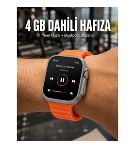 Mey İthalat® Yeni Nesil 3 Kordonlu Kol Saati 49 MM Amoled Ekran Akıllı Saat