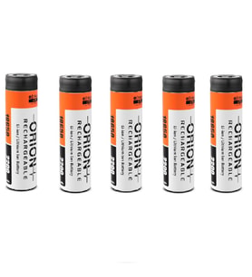 5 Adet Orion 2200 mAh Li-ion Şarjlı Pil