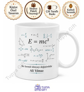 Formül Temalı Kişiye Özel Baskılı Kupa Bardak Hediye Porselen Mug