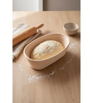 Bambum Puder - Ekmek Mayalama Sepeti Oval 24 Cm