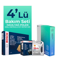 BOSCH Seat Leon 1.4 TSi Filtre Bakım Seti Shell Motor Yağlı (2013-2018) 4 Lü