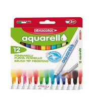 Fibracolor Aquarell Suda Çözünebilen Keçeli Kalem 12 Renk 