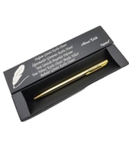 Signator® C518 Slim Gold Tükenmez Kalem  İsme Özel Kalem  Hediyelik Kalem (Karışık)