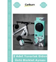 #Ayna 360 Derece Dönebilen Geniş Açılı Konveks 2 Adet Yuvarlak Gidon Üstü Bisiklet Aynası