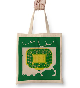Celtic Park Stadium Overhead Bez Çanta Uzun Saplı
