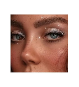 Kristal Tektaş Yüz ve Vücut Taşı Makeup Stickers Kendinden Yapışkanlı Makyaj Taşı Tırnak Taşı (Çok Renkli)