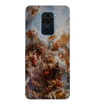 Xiaomi Redmi NOTE 9 Uyumlu Sanatsal Tasarımlı Şeffaf Telefon Kılıfı