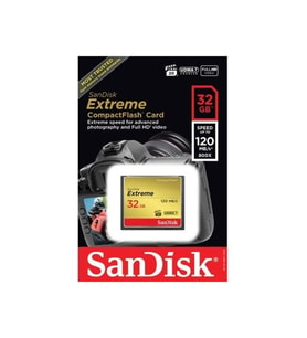 SanDisk Extreme Compact Flash UDMA 7 SDCFXSB-032G-G46 32 GB Hafıza Kartı Outlet