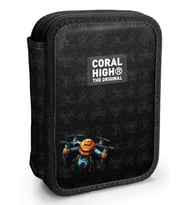 Coral High Erkek Çocuk Organizer Kalemlik/Kalem Çantası - Drone Pilotu Siyah (Çok Renkli)