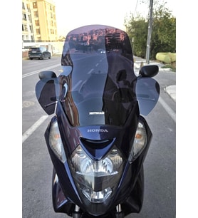 MOTOCAM Honda Silverwing FJS 400 Ön Cam 2001-2012 Model 68cm Siyah Renkli 4mm ELCİKLİ