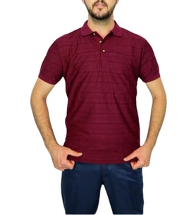 NAYKI ERKEK POLO YAKA T-SIHIRT 2058 (Bordo)