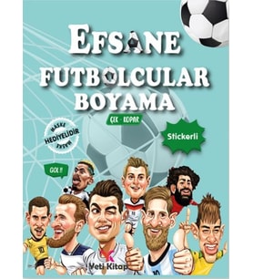 Efsane Futbolcular Boyama Kitabı