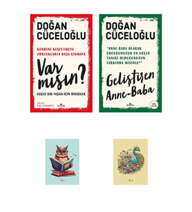 Doğan Cüceloğlu Seti-var Mısın-geliştiren Anne Baba-kronik Kitap- Not defterli Seti