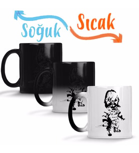 Chucky 02 Sihirli Kupa Bardak Porselen