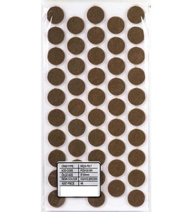 Yapışkanlı Keçe Çap 20mm 50 Adet (Kahverengi Açık)