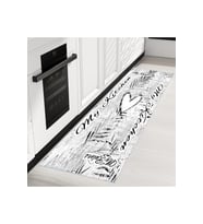 Rovigo Home Dijital Baskı Yıkanabilir Kaymaz Taban Mutfak Halısı RVG2040 80x200 cm (Gri)