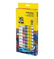 Nova Color Akrilik Boya 12 Renk x 12 ml Tüp 